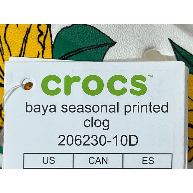 crocs(クロックス)の専用　G② クロックス バヤ クロッグ サンダル フローラル柄 26.0cm ① メンズの靴/シューズ(サンダル)の商品写真