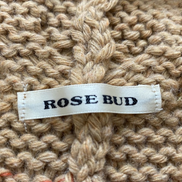 ROSE BUD(ローズバッド)のROSE BUD  ニットポンチョ レディースのジャケット/アウター(ポンチョ)の商品写真