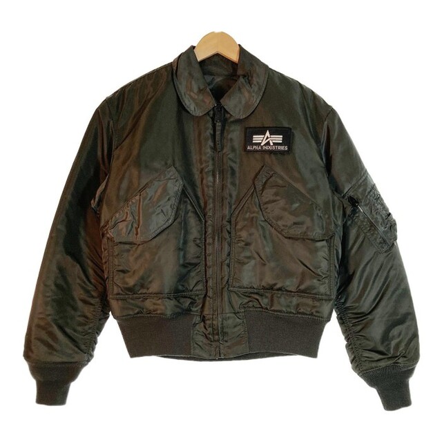 ALPHA INDUSTRIES(アルファインダストリーズ)のアルファ MA-1 フライトジャケット カーキ sizeS メンズのジャケット/アウター(フライトジャケット)の商品写真