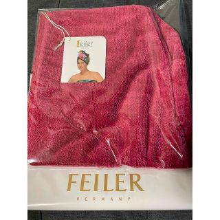 フェイラー(FEILER)の【新品・未使用】フェイラー　ヘアターバン(ピンク)(タオル/バス用品)