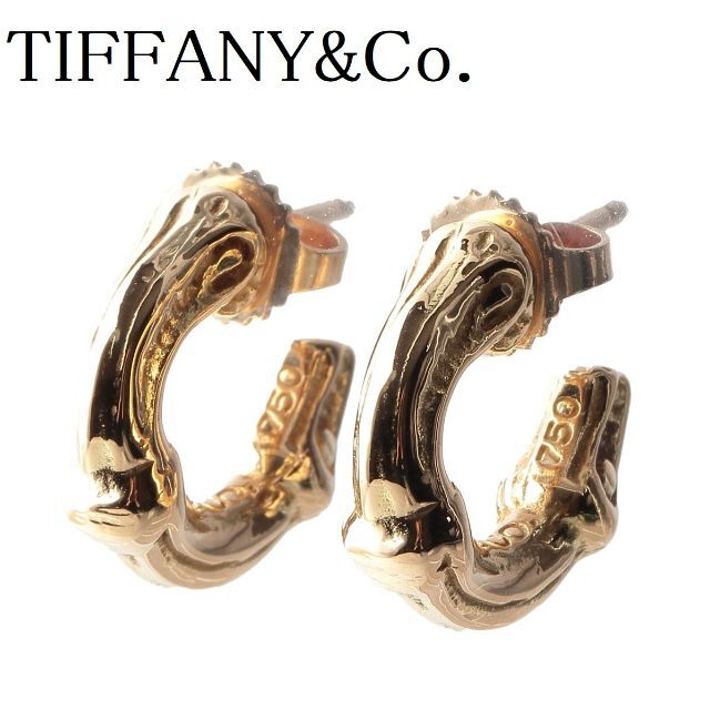 Tiffany & Co. - 【新品仕上げ済】ティファニー バンブー ピアス 750YG【8893】