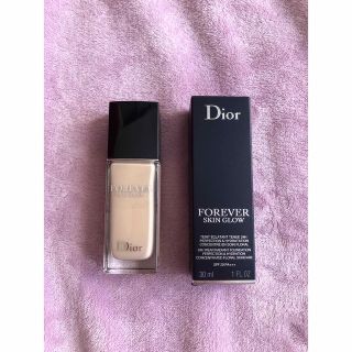 ディオール(Dior)のディオールスキン　フォーエバーフルイドグロウ 0N(ファンデーション)