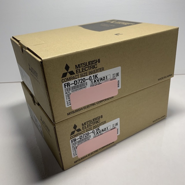 超歓迎された 三菱電機 - 新品未開封 三菱電機 FR-D720-0.1K 2台