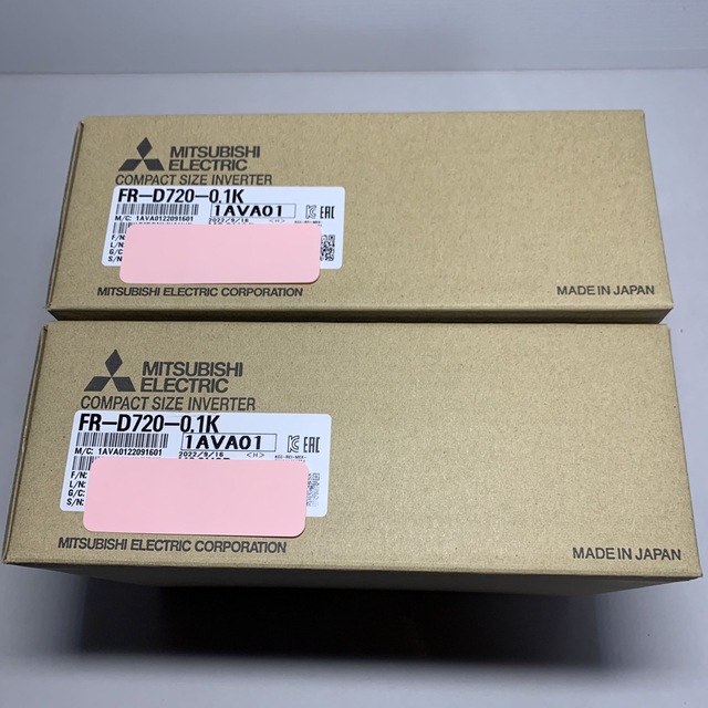 輝い 未使用新品 三菱電機 FR-E720-0.1K 1台 インバータ ad-naturam.fr