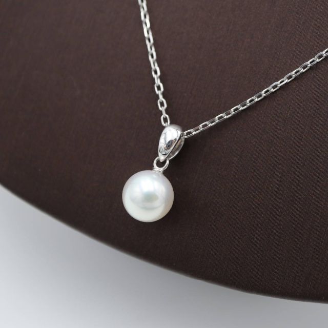 MIKIMOTO】ミキモト ネックレス 真珠 パール K18WG 【残りわずか