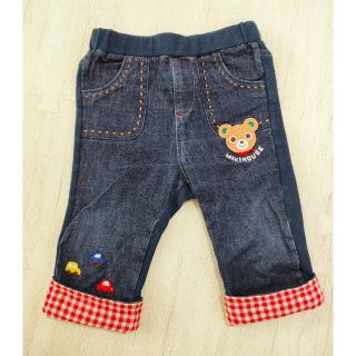 ミキハウス(mikihouse)の80cmミキハウス デニム ズボン パンツ 子供服キッズ(パンツ)