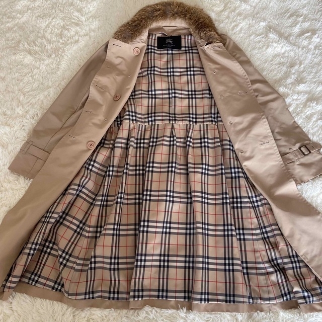 BURBERRY - バーバリーロンドン☆トレンチコートロングノバチェック
