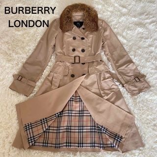 バーバリー(BURBERRY) トレンチコート(レディース)（ファー）の通販 94