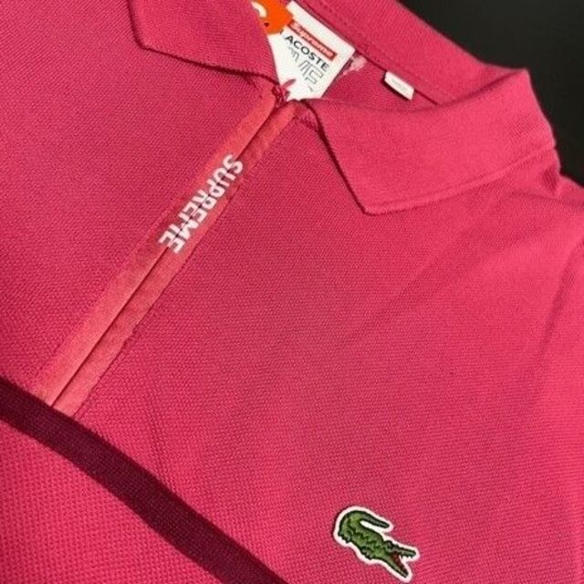 コットンカラーSupreme LACOSTE ★シュプリーム・ラコステ カノコポロ