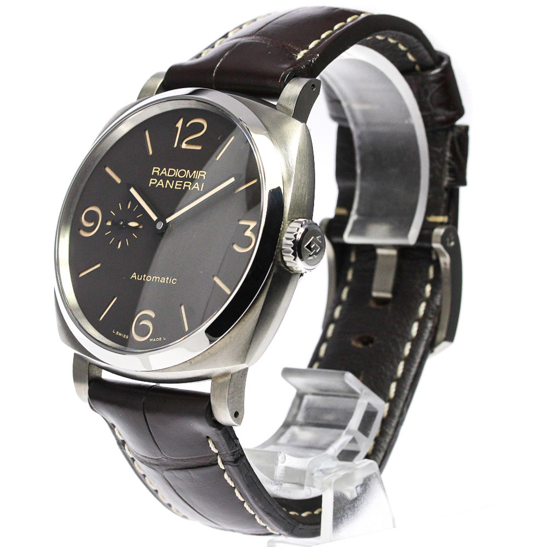 ☆美品 ★箱・保証書付き【PANERAI】パネライ ラジオミール スモールセコンド PAM00619 自動巻き メンズ_719435