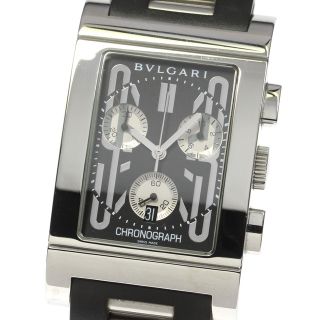 ブルガリ(BVLGARI)の【BVLGARI】ブルガリ レッタンゴロ クロノグラフ デイト RTC49S クォーツ メンズ_719257(腕時計(アナログ))