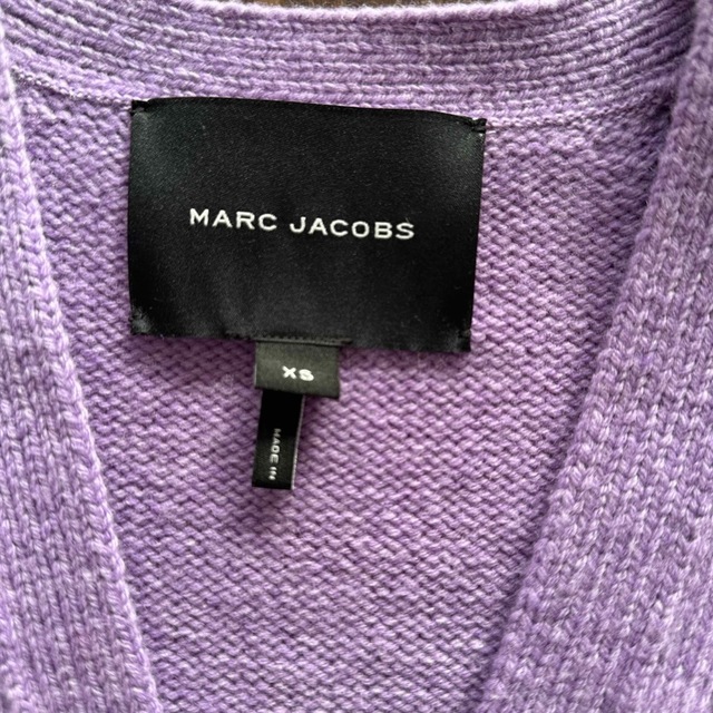 MARC JACOBS(マークジェイコブス)のマークジェイコブス　MJ パープル　ニットカーディガン レディースのトップス(カーディガン)の商品写真