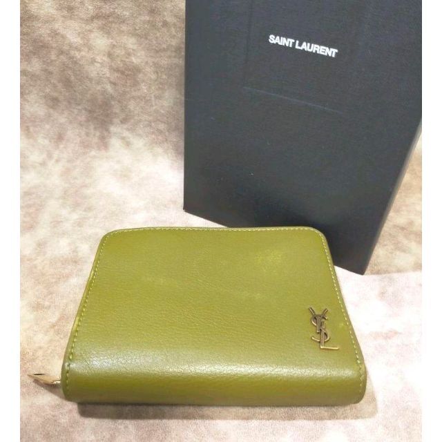 Yves Saint Laurent(イヴサンローラン)の【Remoon様】サンローラン コンパクト財布 AU103 レディースのファッション小物(財布)の商品写真