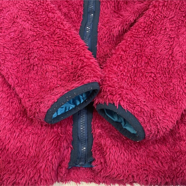 JUNK STORE(ジャンクストアー)の130 アウター　モコモコ　ピンク　上着　防寒　パーカー　ジャンクストアー キッズ/ベビー/マタニティのキッズ服女の子用(90cm~)(ジャケット/上着)の商品写真