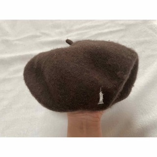イーストボーイ(EASTBOY)のイーストボーイ　ブラウン　ベレー帽　46サイズ(帽子)