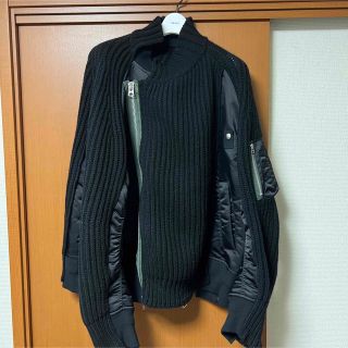 サカイ(sacai)のNylon Twill Mix Knit Blouson(ブルゾン)