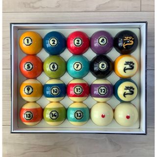 ビリヤードボールセット ハイパーサイクロップ ハイペリオン 🎱美品✨クリーナー付(ビリヤード)