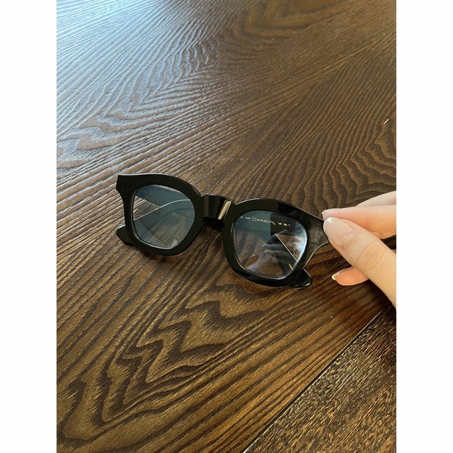 太黒縁メガネ レディースのファッション小物(サングラス/メガネ)の商品写真