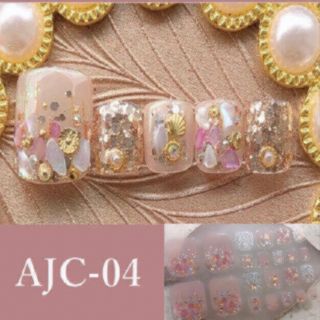 　✿︎ネイルシール✿︎フット　AJC-04(ネイル用品)