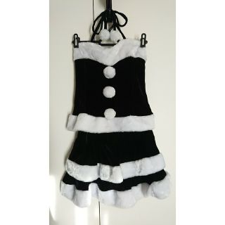 デイジーストア(dazzy store)のブラックサンタ 3点セット クリスマス コスプレ(衣装一式)