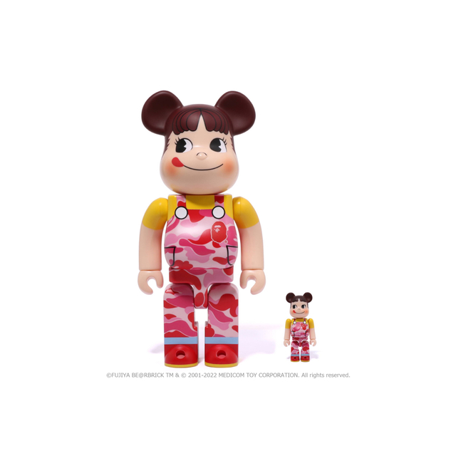 BAPE FUJIYA PEKO BE@RBRICK 100%&400%ピンク BAPE FUJIYA PEKO BE@RBRICK 100%&400%ピンク