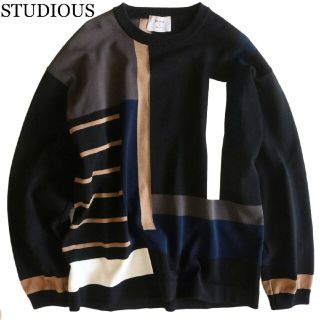 【STUDIOUS】未使用品 ニット/セーター L★