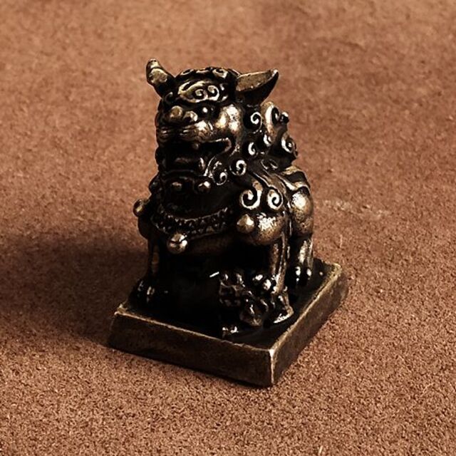 真鍮 置物 狛犬(2体セット)シーサー 獅子 フィギュア 玄関 真鍮 置物 狛犬(2体セット)シーサー 獅子 フィギュア 玄関