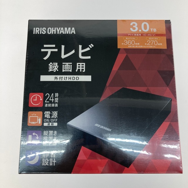 ●●IRISOHYAMA テレビ録画用外付けHDD 3.0TB