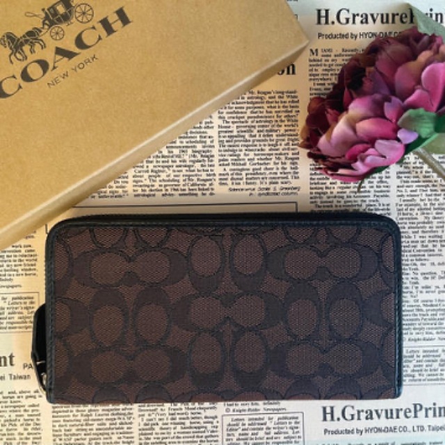 値引セール COACH コーチ 長財布 新品 ブラウン レディース メンズ 値引セール COACH コーチ 長財布 新品 ブラウン レディース メンズ