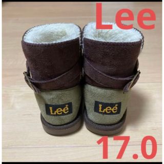 リー(Lee)のLee リー ブーツ 茶 17.0 17cm 17センチ ボア ムートン 女の子(ブーツ)