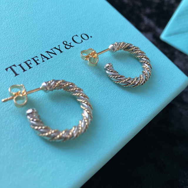 TIFFANY&CO ティファニー ピアス 750 SV925 6.46 g-