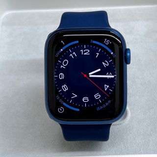 アップルウォッチ(Apple Watch)のW781 Apple Watch 7 45mm GPS+セルラー　ブルー(腕時計(デジタル))