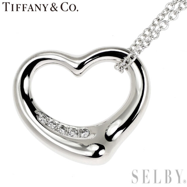 TIFFANY ティファニー PT950 オープンハート ネックレス ネックレス