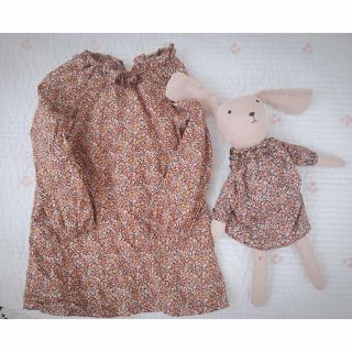 キャラメルベビー&チャイルド(Caramel baby&child )のZARA ワンピース　92cm 人形用とセット(ワンピース)