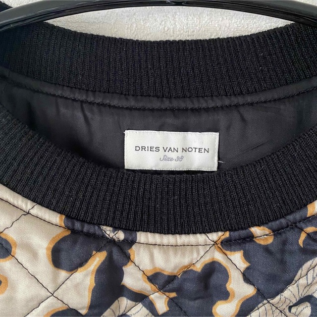 DRIES VAN NOTEN(ドリスヴァンノッテン)の美品✦ DRIES VAN NOTEN シノワズリー キルティング ワンピース レディースのワンピース(ひざ丈ワンピース)の商品写真