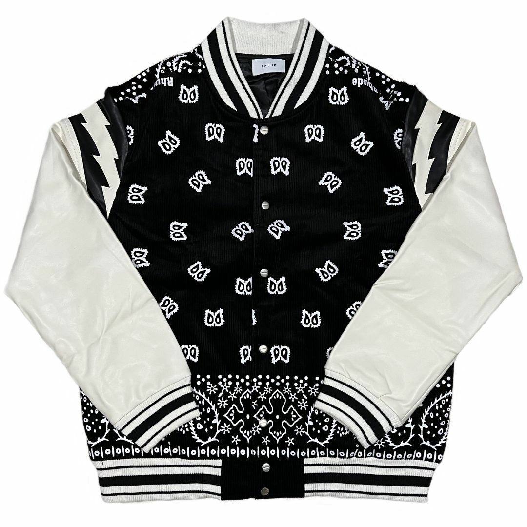 RHUDE ルード バンダナ柄 コーデュロイ ボンバージャケット Mの RHUDE ルード バンダナ柄 コーデュロイ ボンバージャケット Mの