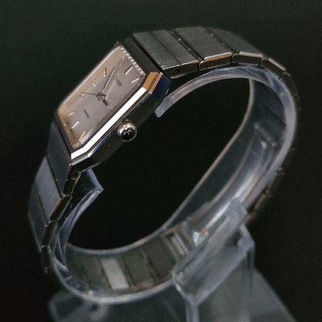 美品【稼働品】ORIENT オリエント Chandor シルバー レディース時計-