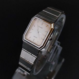 美品【稼働品】ORIENT オリエント Chandor シルバー レディース時計-