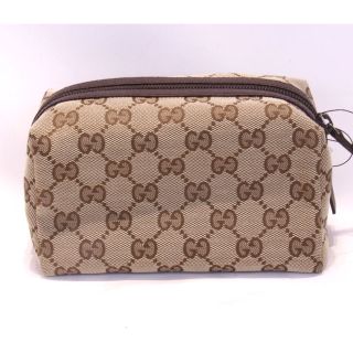 GUCCI グッチ ポーチ 29595 GG柄 キャンバス 新品-