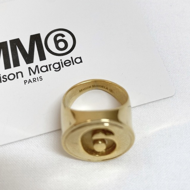MM6 Maison Margielaマルジェラ 指輪 M ロゴ入りリング