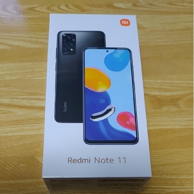 Xiaomi Redmi Note11 SIMフリー版 グラファイトグレー