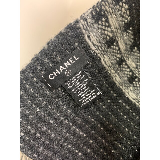 シャネル CHANEL マフラー ココマーク バイカラー ユニセックス 冬小物 4