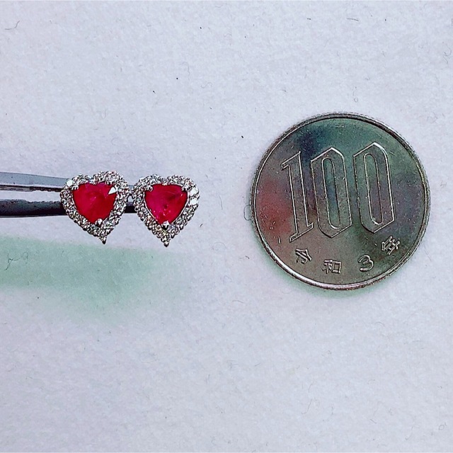 数量限定価格!! ☆0.79ct☆ハート✨ルビー0.20ctダイヤモンドプラチナ