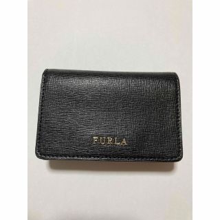 フルラ(Furla)のFURLA カードケース  ブラック (本体のみ)(名刺入れ/定期入れ)