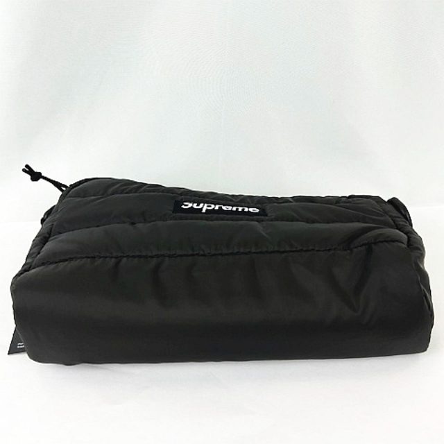 supreme puffer side bag black