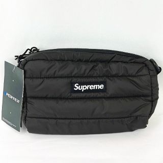 supreme puffer side bag black