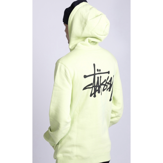 タグ付き 新品 未使用 stussy プルオーバー パーカー グリーン L | フリマアプリ ラクマ