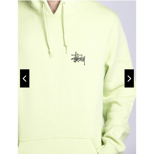 タグ付き 新品 未使用 stussy プルオーバー パーカー グリーン L