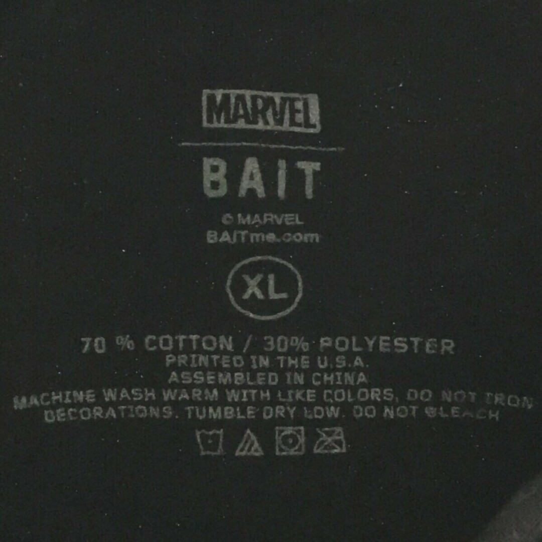 BAIT ベイト HOODY BLACK コラボ XL   パーカー