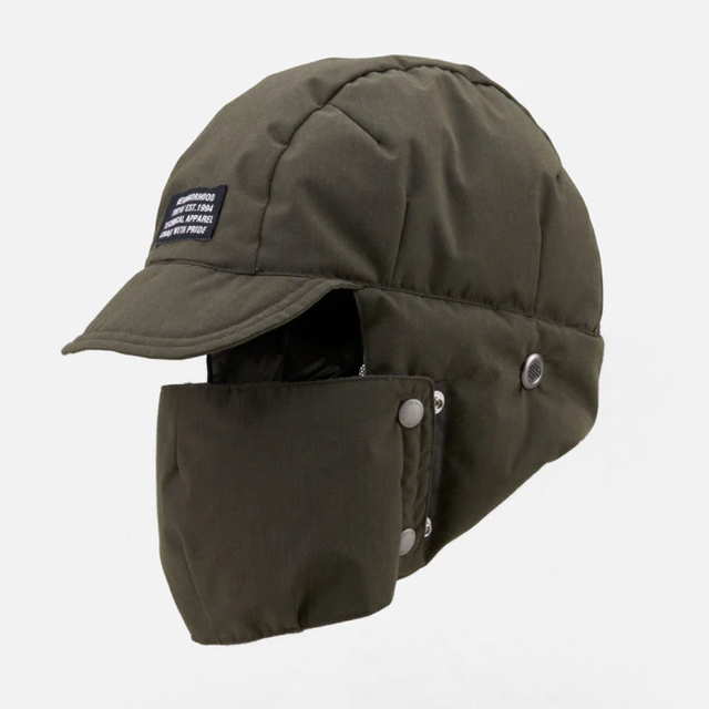 キャップNEIGHBORHOOD NANGA TAKIBI DOWN CAP OLIVE